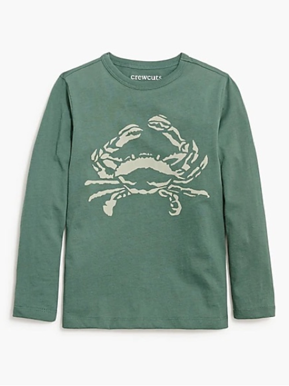 J.Crew Factory Crewcuts Crab Tee (Sage) Size S (6-7)
